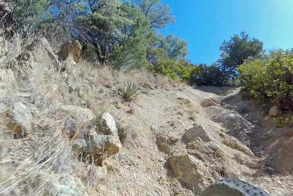 Brown Canyon Mountain Biking in the Snow