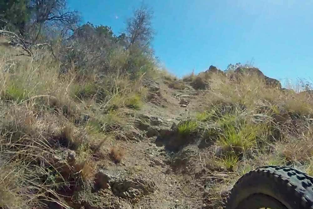 Brown Canyon Mountain Biking in the Snow